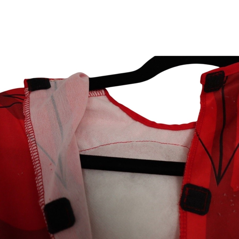DC Comics The Flash Muscle Chest Costume Kids Red Yellow Jumpsuit Mask Belt - Picture 10 of 16
